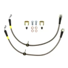 FactionFab Rear Stainless Steel Brake Lines Subaru WRX 2008-2021 FFA1.10093.1