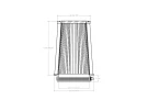 aFe Magnum FORCE Intake Replacement Air Filter w/ D2 Dura-Dry Media afe21-90049V