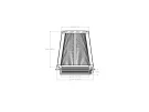 aFe Magnum FORCE Intake Replacement Air Filter w/ D2 Dura-Dry Media afe21-91144V