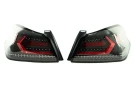 OLM Evolution Tail Lights (Clear Lens, Black Base, Red Bar) - 2015-2021 WRX / STI OLMA.70032.1-CBR