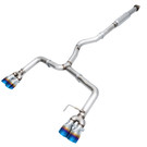 AWE Track Edition Exhaust for VA / GV WRX / STI Sedan - 4" Vapor Blue Quad Tips