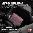 K&N Cold Air Intake - High-flow, Roto-mold Tube - CHEVROLET COLORADO V6-3.6L - knn63-3104