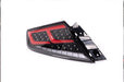 OLM Spec-AR LED Taillights (Clear Lens/Black Base/Red Bar) - 2022+ WRX OLME.47002.1-CBRC