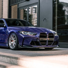 MHC+ BMW G80/G81 M3 & G82/G83 M4 Pre Preg Carbon Fibre CSL Style Front Splitter - MHCP-G80G82-FS005