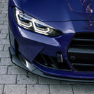MHC+ BMW G80/G81 M3 & G82/G83 M4 Pre Preg Carbon Fibre CSL Style Front Splitter - MHCP-G80G82-FS005