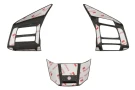 OLM Dry Carbon Fiber Steering Wheel Covers (MT) - 2016-2018 WRX / STI OLMSTR-WRX16-B-DCF