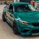 MHC+ BMW F87 M2 & M2 Competition GTX Side Skirts In Pre Preg Carbon Fibre  - MHCP-F87-CF-SS002