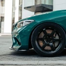 MHC+ BMW F87 M2 Competition S55 GTX Front Splitter In Pre Preg Carbon Fibre - MHCP-F87C-CF-FS003