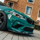 MHC+ BMW F87 M2 Competition S55 GTX Front Splitter In Pre Preg Carbon Fibre - MHCP-F87C-CF-FS003