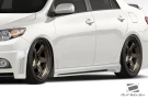 Duraflex 2009-2013 Toyota Corolla W-1 Side Skirts - 108399