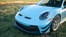Verus Engineering Carbon Radiator Duct Gurney - Porsche 992 GT3 A0447A