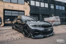 DCE Parts - 5 Piece GTS M-Sport Front Splitter - BMW 3 SERIES G20/G21 Pre-LCI - Gloss Black DCE-SP-GTS-G20G21-PLCI