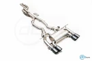 DCE Parts - BMW F80 M3 F82 M4 Equal Length & Single Midpipe Hybrid Stainless Steel / Titanium Catback Valved Exhaust