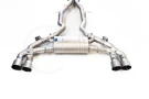 DCE Parts - BMW F97 X3M F98 X3M Single Pipe Midpipe Hybrid Titanium Catback Valved Exhaust