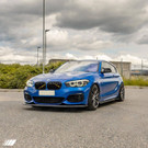 ZAERO Design BMW 1 Series F20 F21 LCI EVO-1 Gloss Black Front Splitter (2015-2019) ZA-F2X-LCI-FS