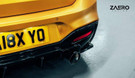 ZAERO Design BMW M135i & M140i F20 F21 LCI EVO-1 Gloss Black Diffuser Side Spat Flap Extensions (2015-2019) ZA-F2X-LCI-M1XX-DFL