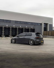 ZAERO Design VW Golf R Mk7.5 EVO-1 Gloss Black Rear Diffuser (2017-2020) ZA-GOLF-75-R-DF