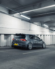 ZAERO Design VW Golf R Mk7.5 EVO-1 Gloss Black Rear Diffuser (2017-2020) ZA-GOLF-75-R-DF