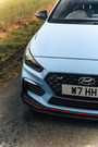 ZAERO Design Hyundai i30 N Pre-Facelift EVO-1 Gloss Black Front Splitter (2018-2020) ZA-I30N-PREFL-FS