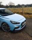 ZAERO Design Hyundai i30 N Pre-Facelift EVO-1 Gloss Black Front Splitter (2018-2020) ZA-I30N-PREFL-FS