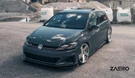 ZAERO Design VW Golf GTI TCR EVO-1 Gloss Black Front Splitter (2017-2019, Mk7.5) ZA-VW-GOLF-75-TCR-FS