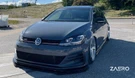 ZAERO Design VW Golf GTI TCR EVO-1 Gloss Black Front Splitter (2017-2019, Mk7.5) ZA-VW-GOLF-75-TCR-FS