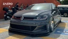 ZAERO Design VW Golf GTI TCR EVO-1 Gloss Black Front Splitter (2017-2019, Mk7.5) ZA-VW-GOLF-75-TCR-FS