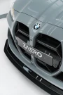 ZAERO Design EVO-R Gloss Black Adjustable Track Front Splitter ZA-G8X-SP