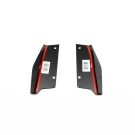 ZAERO Design EVO-S Gloss Black Diffuser Extensions ZA-G82-DFE