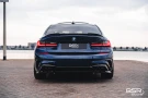 DCE Parts - Gloss Black Rear 4 Piece DCE Parts Diffuser - Quad Tips Style - Pre-LCI (2019+, G20 G21)
