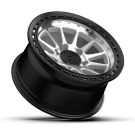 fifteen52 Range HD 17x8.5 5x127 0mm ET 71.5mm Center Bore Machined Clear/Gloss Black Wheel  fftGHDMC-178557-00