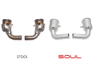 SOUL Porsche 992 Turbo Sport Catalytic Converters - POR.992TPSE.SCC