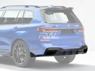 RW Carbon BMW G07 X7 SQ Style Carbon Fiber Rear Diffuser bmwg07004