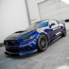 Anderson Composites Type-AR Carbon Fiber Front Chin Splitter For 2015-2017 Ford Mustang AC-FL15FDMU-AR