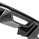 Anderson Composites Type-AR Carbon Fiber Quad Tip Rear Valance For 2018-2023 Ford Mustang AC-RL18FDMU-AR