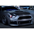 Anderson Composites Type-GR (GT350 Style) Double Sided Carbon Fiber Hood For 2015-2017 Ford Mustang AC-HD15FDMU-GR-DS
