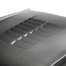 Anderson Composites Type-GT5 Double Sided Carbon Fiber Hood For 2018-2023 Ford Mustang  AC-HD18FDMU-GT5-DS