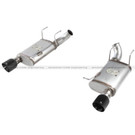 Axle-Back Mach Force-Xp 3" Axle-Back Stainless Steel Exhaust System w/Black Tips; Ford Mustang GT 11-14 V8-5.0L Axle-Back Mach Force-Xp 3" Axle-Back Stainless Steel Exhaust System w/Black Tips; Ford Mustang GT 11-14 V8-5.0L