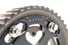 AEM Tru-Time Adjustable Cam Gear Black 5-Bolt Mitsubishi 4663T (AEM-23-830BK)