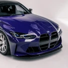MHC+ BMW G80/G81 M3 & G82/G83 M4 SP1 Pre Preg Carbon Fibre Front Splitter - MHCP-G80G82-SP1