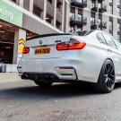 MHC+ BMW M3/M4 Performance Style Rear Diffuser In Gloss Pre Preg Carbon Fibre (F80/F82/F83)  MHCP-F80F82-CF-RD001 MHC+ BMW M3/M4 Performance Style Rear Diffuser In Gloss Pre Preg Carbon Fibre (F80/F82/F83)  MHCP-F80F82-CF-RD001
