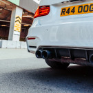 MHC+ BMW M3/M4 Performance Style Rear Diffuser In Gloss Pre Preg Carbon Fibre (F80/F82/F83)  MHCP-F80F82-CF-RD001 MHC+ BMW M3/M4 Performance Style Rear Diffuser In Gloss Pre Preg Carbon Fibre (F80/F82/F83)  MHCP-F80F82-CF-RD001