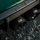 R44 BMW M3/M4 Race Cat Back Exhaust System In Titanium With Carbon Tips (G80/G81/G82/G83)