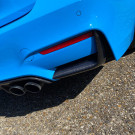 MHC+ BMW M3/M4 Rear Bumper Inserts In Gloss Pre Preg Carbon Fibre (F80/F82/F83)  MHCP-F80F82-DC-RS001 MHC+ BMW M3/M4 Rear Bumper Inserts In Gloss Pre Preg Carbon Fibre (F80/F82/F83)  MHCP-F80F82-DC-RS001