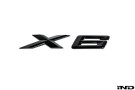 IND E71 X6 Painted Trunk Emblem IND-E71-TB IND E71 X6 Painted Trunk Emblem IND-E71-TB