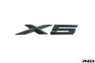 IND F15 X5 Painted Trunk Emblem IND-F15-TB-668 IND F15 X5 Painted Trunk Emblem IND-F15-TB-668