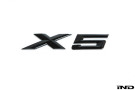 IND F15 X5 Painted Trunk Emblem IND-F15-TB-668 IND F15 X5 Painted Trunk Emblem IND-F15-TB-668