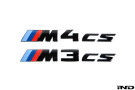 IND F80 M3 CS Painted Trunk Emblem IND F80 M3 CS Painted Trunk Emblem