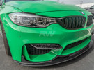 RW Carbon BMW F8X M3/M4 Upper Forged Carbon Fiber Splitters - bmwf8x059