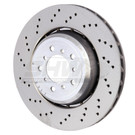 SHW 08-13 BMW M3 4.0L Right Rear Cross-Drilled Lightweight Brake Rotor shwBRR42854